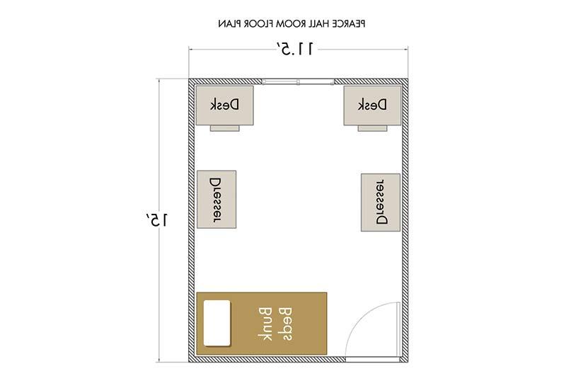 Room floorplan